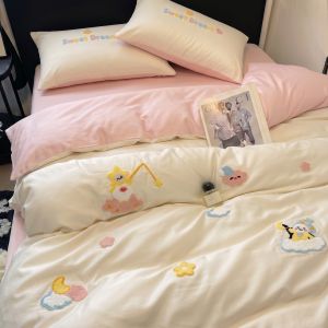 MANCAI | Double Sided Ice Silk Cooling Bed Set