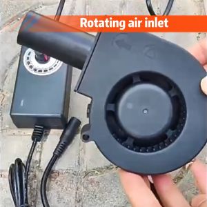 【Free Shipping】9733 BBQ Blower Fan Portable Blower kalan DC 12V 2.5A 5500 Rpm Air Turbo Blower
