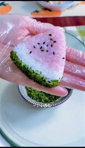 Cetakan Nasi Bento Sushi Onigiri Anti Lengket Desain Kartun Gaya Jepang Untuk Dapur