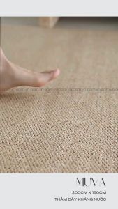 THẢM TRẢI SÀN SỢI ĐAY MUVA (200x150)