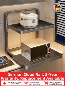 ERMO | Multifunctional Pull-Out Microwave Oven Shelf