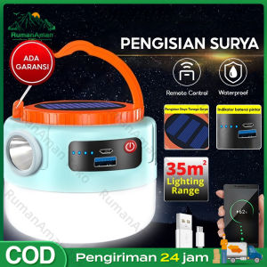 Promosi Winland Lampu Emergency Tahan Lama LED & 6 Model Lampu Camping Cas Tenaga Surya