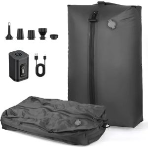 17L Vacuum Compression Bag with Air Pump Reusable Travel Storage Bag Outdoor Compression Backpack Luggage Bag