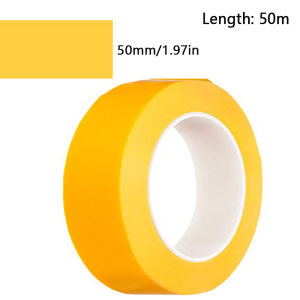 18m/20m/50m Yellow Painters Tape Multi Size Painting Masking Tape Clean Release Paper Tape for Home