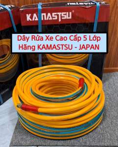 Dây Rửa Xe Cá Sấu 50 Mét - Dây 5 Lớp Hàng Loại 1 Độ Bền Cao ( BẢO HÀNH 6 THÁNG )