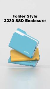 Hagibis M.2 SSD Enclosure 10Gbps USB 3.2 Gen 2 to NVMe PCI-E External Folder M.2 SSD Case for Laptops 2230/2242 /2260/2280 SSDs