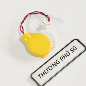 Pin 3V - 2032 CR2032 - 3V / Pin 2 dây đầu cắm 3 lổ (Dài x Rộng): 4.8mm x 1.2mm (Pin Cmos 2032)