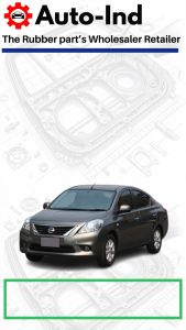 ยางกระดูกงูขอบประตูฝั่งตัวถัง Nissan Almera Gen3 N17 ปี 2011 ถึง 2018 ตรงรุ่น คุณภาพสูง ทนทาน