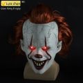 Joker Easter Penny Rubber Terrifying Face LED Luminous Earphones Halloween Role Playing Batman Villain Party Theme. 