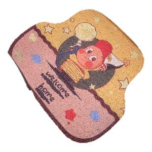 CapitAuto | Cute Cartoon Car Floor Mat Rear Integral Anti-slip