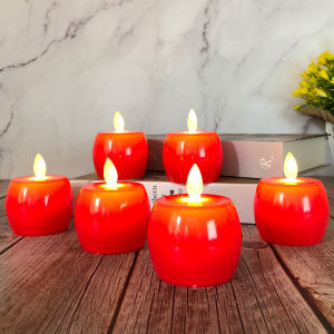 Christmas  LED Electronic Candle Performance Home Decorative Gift Small Gift Surprise Layout Creative Candle Light