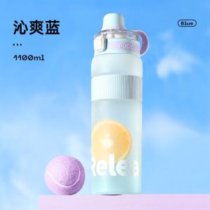 Large Capacity Sport Water Bottle Fitness Drinking Cup for Men Women Summer Heat Resistant Straw Cup Outdoor Travel Mug