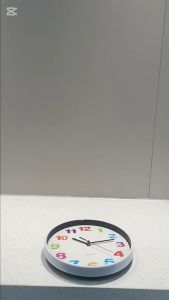 2A Wall Clock Big Numbers 8" For Bedroom Living Room Office Decor (2A10392)