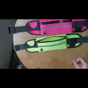 Waterproof Running Waist Bag Canvas Sports Jogging Portable Outdoor Phone Holder Belt Bag Women Men Fitness Sport Accessories