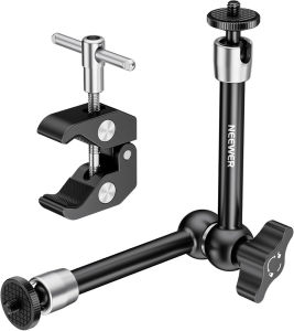 NEEWER ST25C 25cm Cánh tay ma thuật có thể điều chỉnh với kẹp siêu có ren 1/4" & 3/8" Phụ kiện gắn máy ảnh