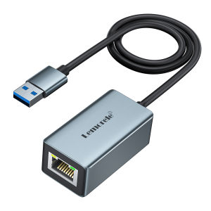Lemorele | Lemorele TC71 USB-A To RJ45 USB3.0 Ethernet Network Adapter for Macbook USB to RJ45 Ethernet Adapter for PC Laptop Network Card