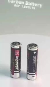 Kingever 100% Original AA R6P High Power 2pcs/Pack Extra Heavy Duty Battery Black Diamond Series