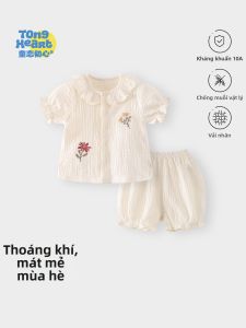TONGLIANCHUXIN | Cotton Light Summer Shorts Set