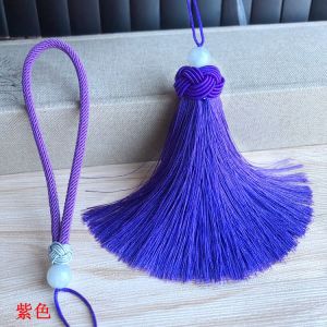 DIY Knitting Accessories Pendant Short Fat Artificial Silk Tassel Combination Lanyard Keychain Pendant Bag Hanging Tassel