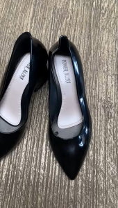 Sepatu Wanita Terbaru/Sepatu Pantofel Alina L647/Sepatu Kerja Karet Kekinian
