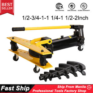 COOFARI 2 Inch Integral Manual Hydraulic Bender For Steel Bar Galvanized Pipe Bender High And Low Pressure Plunger