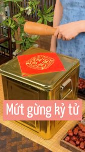 Mứt Gừng Kỷ Tử Vị Cay Nhẹ Ngọt Dịu Thanh Thanh Dễ Ăn Phù Hợp Với Mọi Người