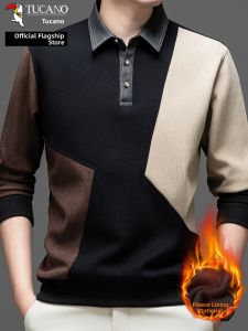 TUCANO | Warm Thicken Plaid Collar Men Sweater