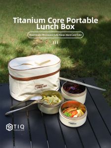 XINLONGTANG | Hộp Cơm Giữ Nhiệt Có Lớp Cách Nhiệt Titanium