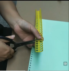 DIY 30 Holes Binders Ring Loose Leaf Ring 12mm Notebook Plastic Coil Binder for A4 A5 A6 B5 Office&School Supplies