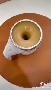 Rechargeable Automatic Stirring Mug 304 Stainless Steel Auto 380ml Mixing Magnetic Coffee Cup With Lid Travel Self Stir