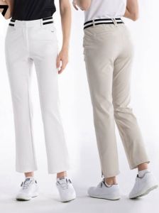 PGM Golf Pants Womens Spring Summer Micro Flared Sports Long Trousers Breathable Elasticity Elastic Waist Gym Fitness Yoga