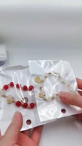 Gelang Tangan Manik Manik Giok Keberuntungan Gelang Tangan Motif Kelinci