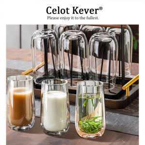 Heat-Resistant Double-Walled Glass Cups