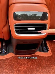 ZLWR DEEPAL S05 ฝาครอบป้องกันช่องระบายอากาศด้านหลัง วัสดุ ABS เพื่อป้องกันสิ่งแปลกปลอม อุปกรณ์ปรับแต่งภายในรถ