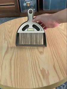 Mabalo | Mini Portable Broom and Dustpan Set for Car Home Hair and Pet Waste Cleaning