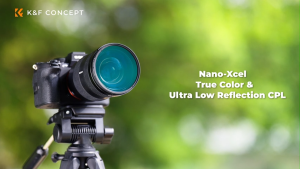 K&F CONCEPT NANO-X True Color Ultra-Low Reflectivity CPL Filter Polarizer Lens Filter Circular Polarizing with 28 Multi-Coated