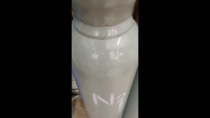 ถังไนโตรเจน 2 คิว ถังใหม่ มือ 1 พร้อมใช้งาน N2  ไนโตรเจน ( ไนโตรเจน Nitrogen )