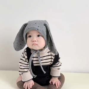 Oldlaiben  หมวกเด็ก ปกป้องหู ผ้าฝ้ายใส่สบาย น่ารักมาก