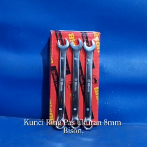 Kunci Ring Pas 8mm BISON: Aksesoris Berkualitas untuk Industri & Kerajinan