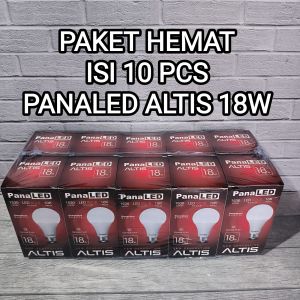 ( PAKET ISI 10 PCS ) PANALED ALTIS LAMPU LED BULB 18W 18 WATT CAHAYA PUTIH BOHLAM LED GARANSI 1 TAHUN KUALITAS TERJAMIN HEMAT ENERGY EKONOMIS TERMURAH BOHLAM BOLAM TERLARIS HEMAT LISTRIK