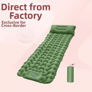SHANNAIER | Portable Inflatable Mattress for Camping Foot Pump
