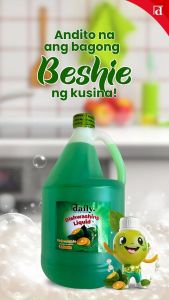 The Daily Essencials Dishwashing Liquid Calamansi Scent 1 Gallon