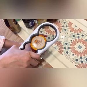 1 Dụng Cụ Nhà Bếp Đa Năng 4 Trong 1 - Dụng Cụ Mở Nắp Lọ Mở Nắp Chai Mở Nắp Lon Mở Nắp Chai Bằng Tay Không Chứa Kim Loại Tiện Dụng Vật Dụng Cần Thiết Cho Gia Đình