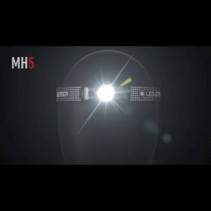 LEDLENSER MH5 - New Bright LED LIGHT Headlamp - Rechargeable Battery - Box