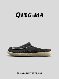QING_MA | Breathable Slip-resistant Lazy Canvas Sandals
