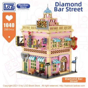 Loz | Old Shanghai Republican Style Building Street Scene Assembled Blocks