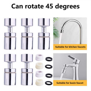 2 Mode Kitchen Faucet Spray Head Filter Adjustable 360° Rotary Splashback Tap Nozzle Bubbler Kitchen Sink Faucet Aerator