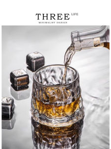 THREE LIFE | Rotation Tumbler Glass