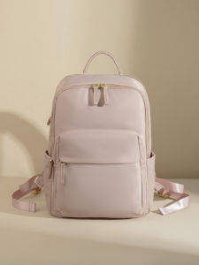 Large Capacity Commuter Laptop Backpack for Women 14 Inch Double Shoulder Simple Business Style College Student Bookbag