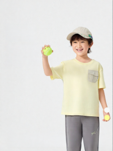 Purcotton | Cool Short Sleeve Childrens T-Shirt Pure Cotton Breathable